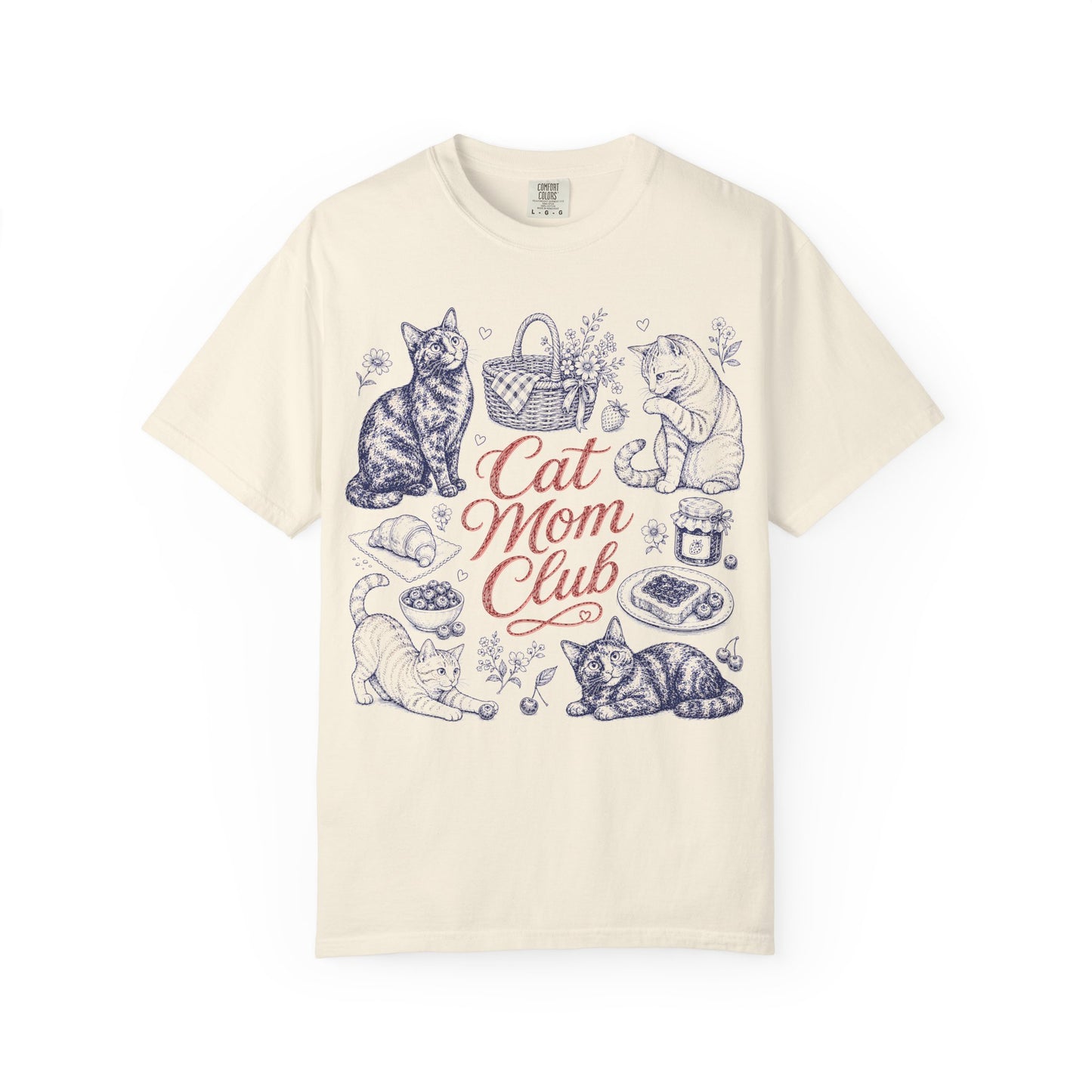 Tortie Cat Mom Club T-Shirt