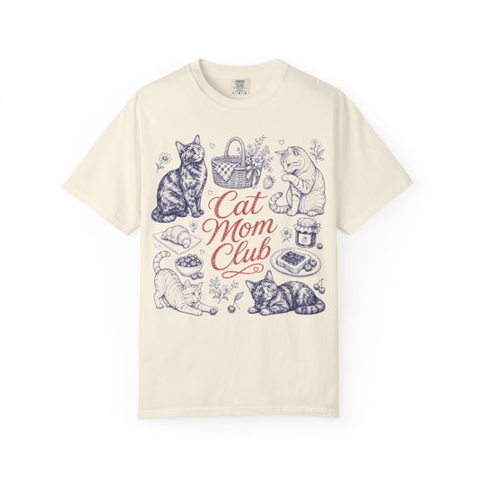Tortie Cat Mom Club T-Shirt