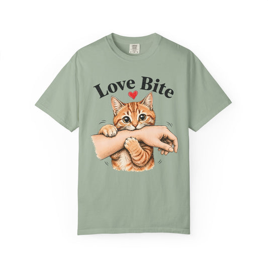 Love Bite Orange Cat T-Shirt
