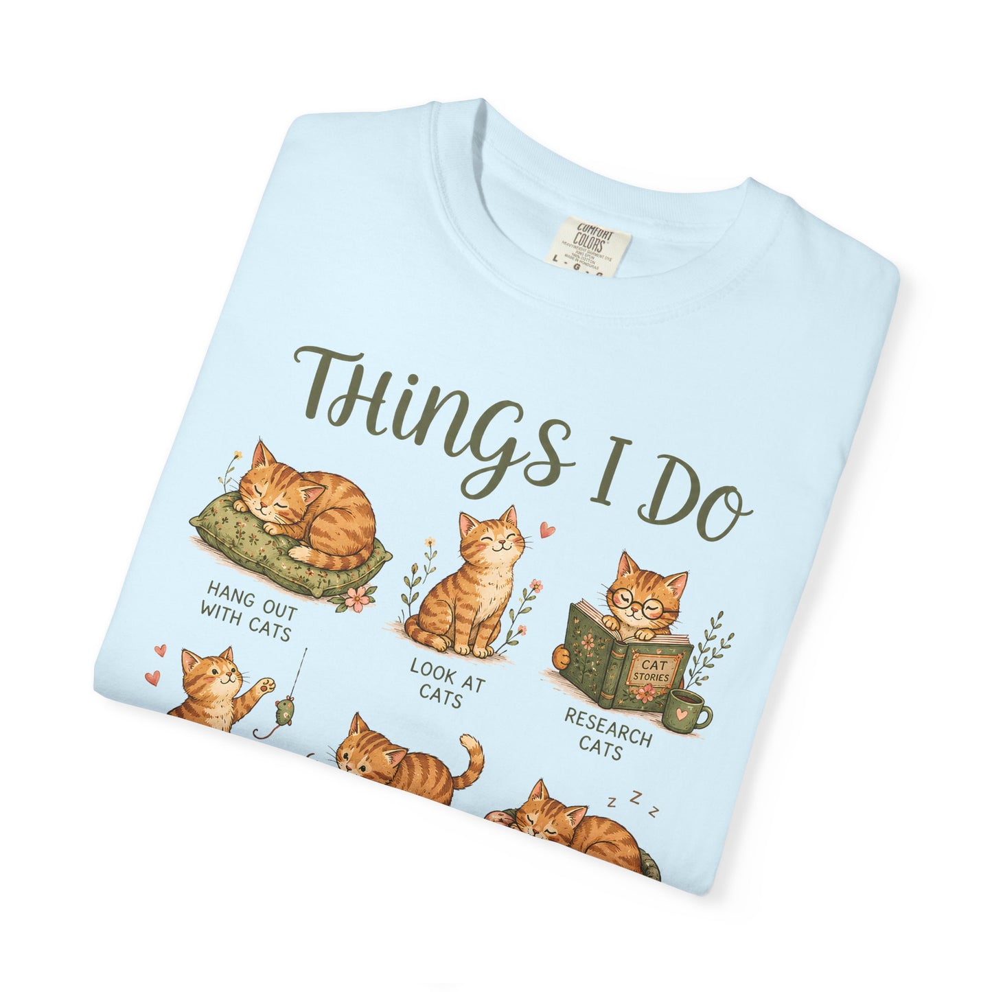 Spare Time Cat T-Shirt