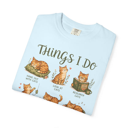 Spare Time Cat T-Shirt
