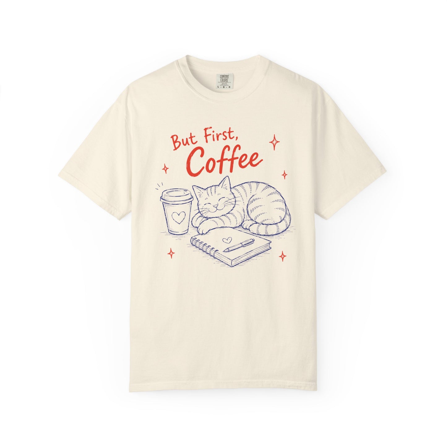 But First Coffee Cat T-Shirt