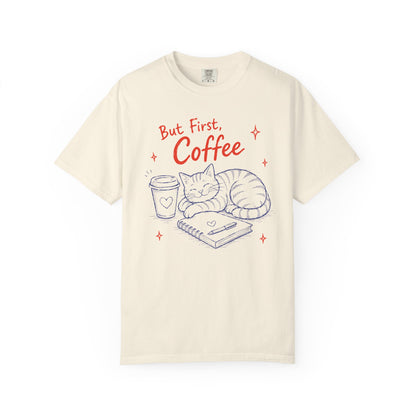 But First Coffee Cat T-Shirt