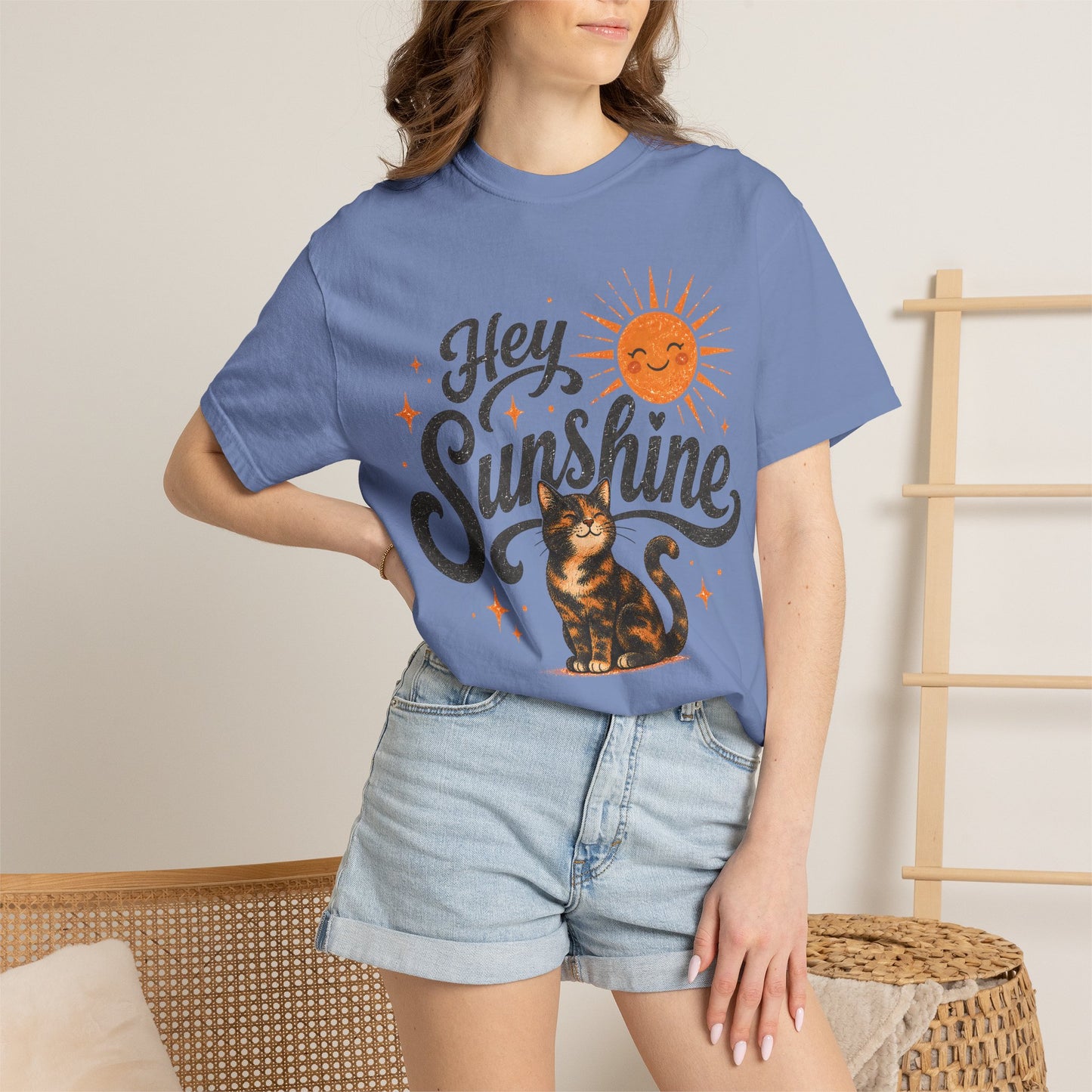 Hey Sunshine Tortie Cat T-Shirt