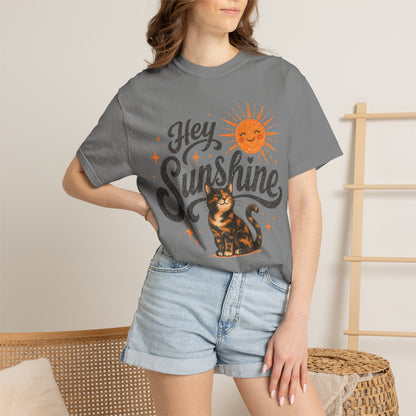 Hey Sunshine Tortie Cat T-Shirt