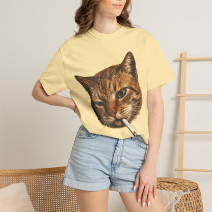 Smoking Cat T-Shirt