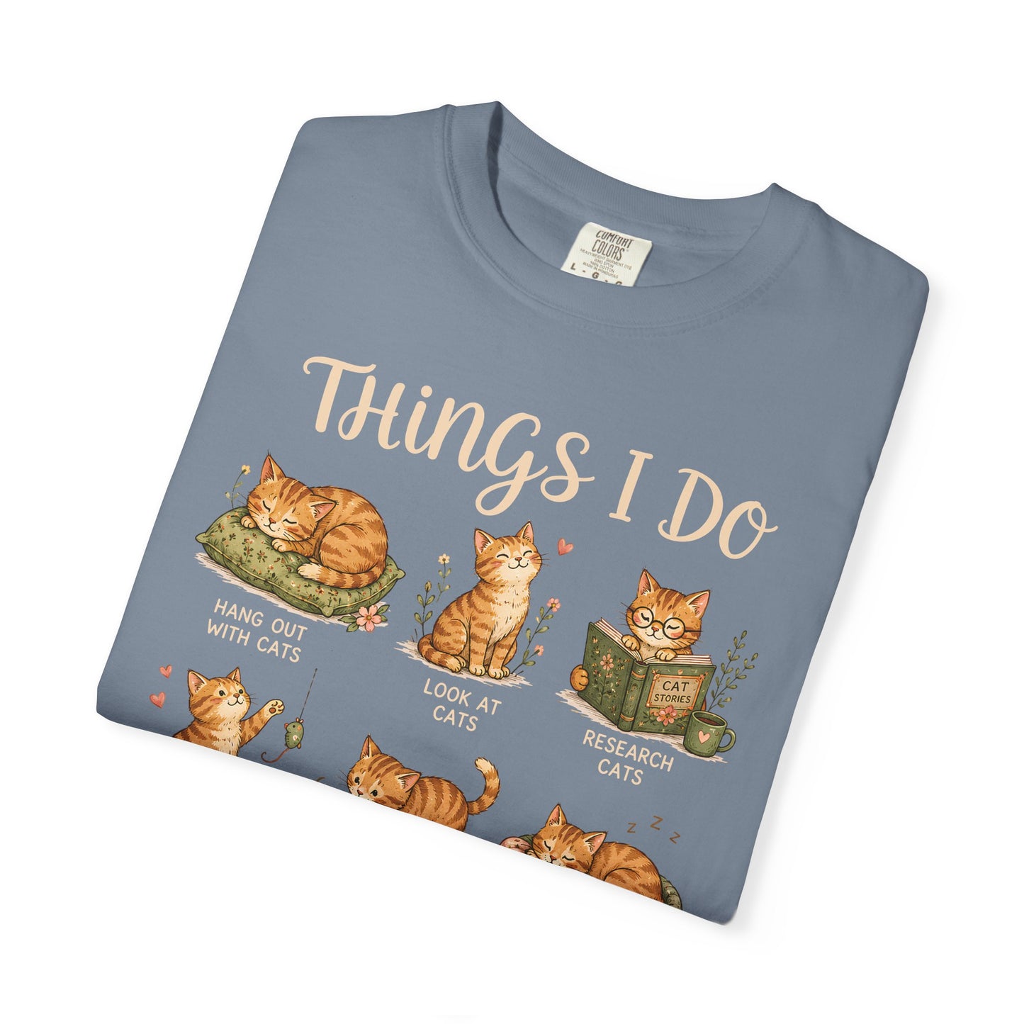 Spare Time Cat T-Shirt