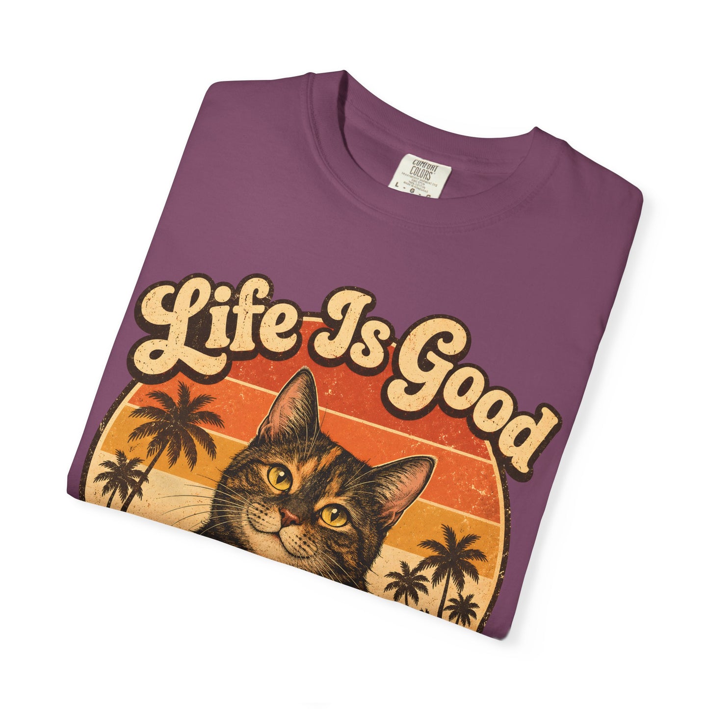 Life Is Good Tortie Cat T-Shirt
