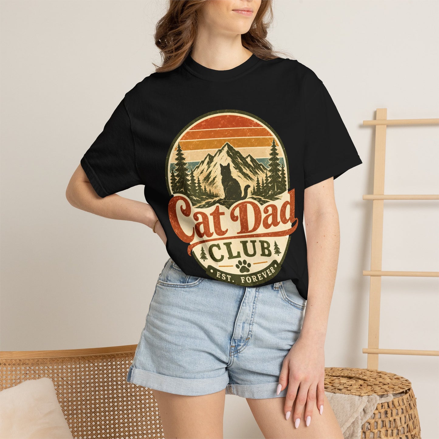 Cat Dad Club T-Shirt