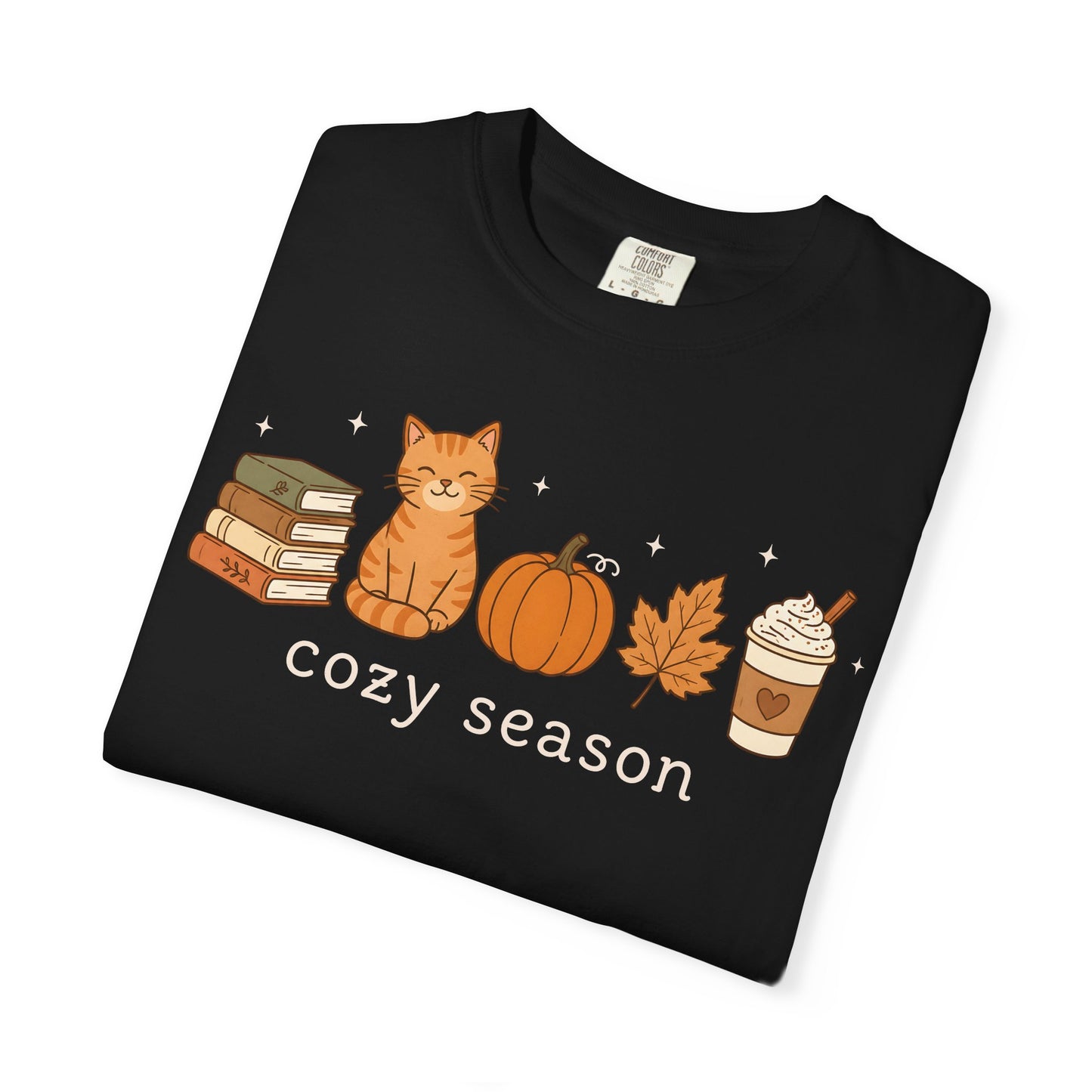 Cozy Season Orange Cat T-Shirt