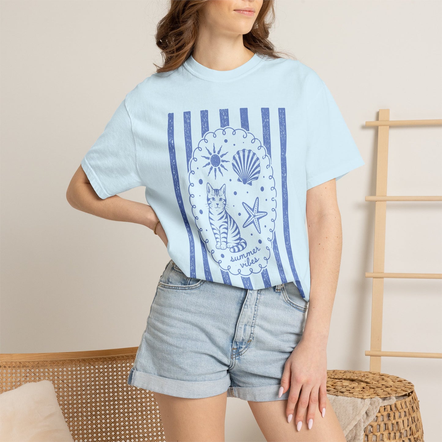 Summer Vibes Cat T-Shirt