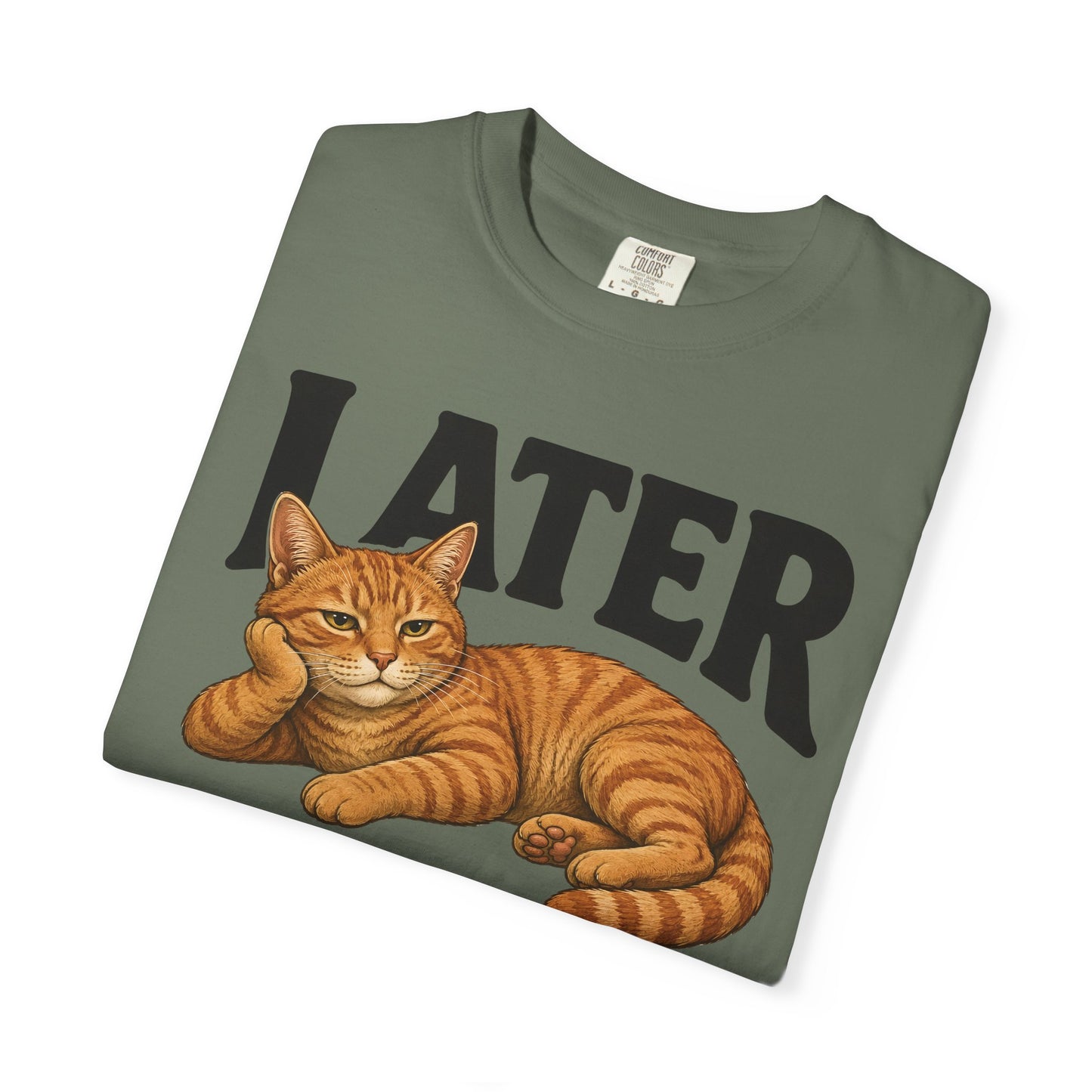 Later Orange Cat T-Shirt
