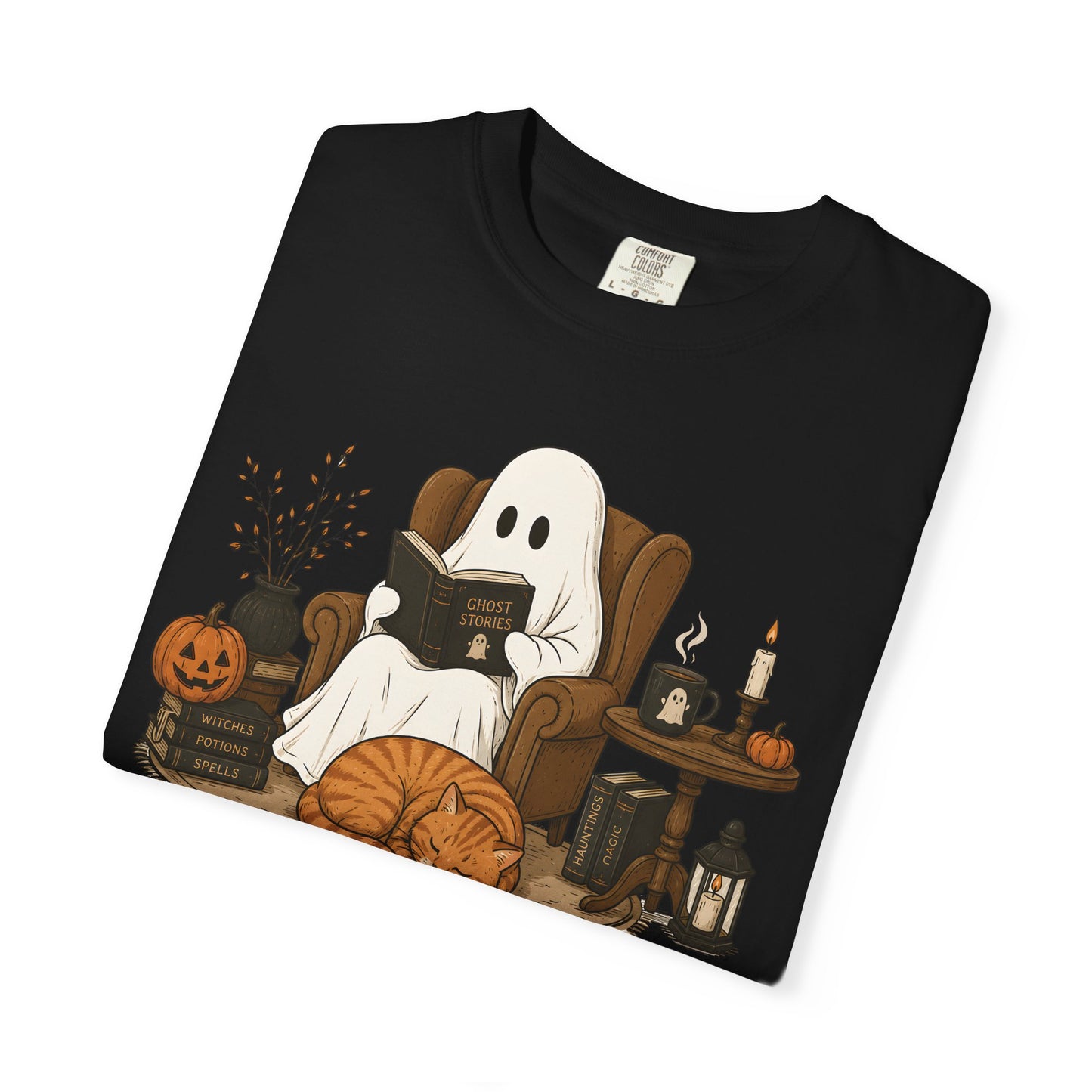 Cozy Ghost Cat T-Shirt
