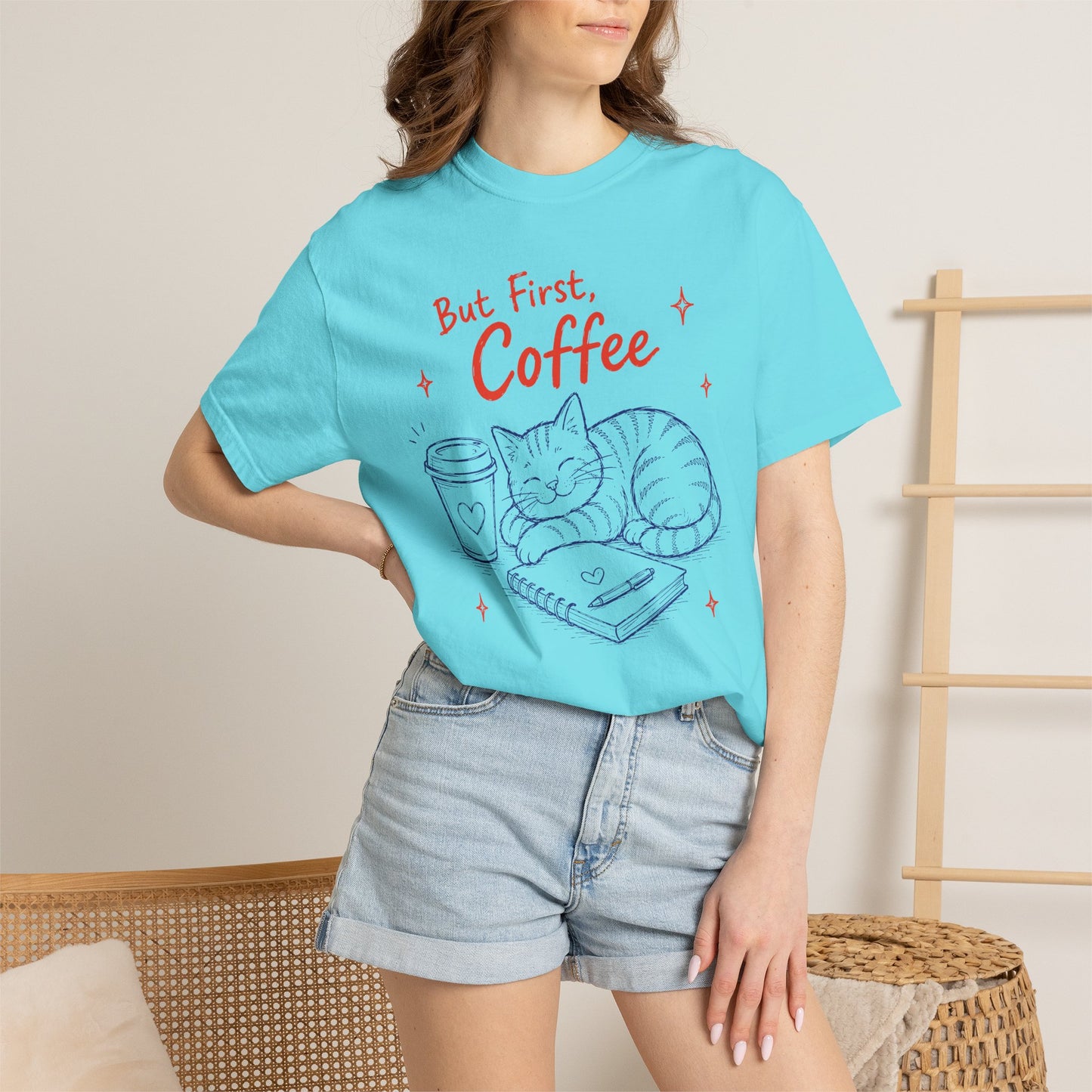 But First Coffee Cat T-Shirt