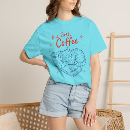 But First Coffee Cat T-Shirt