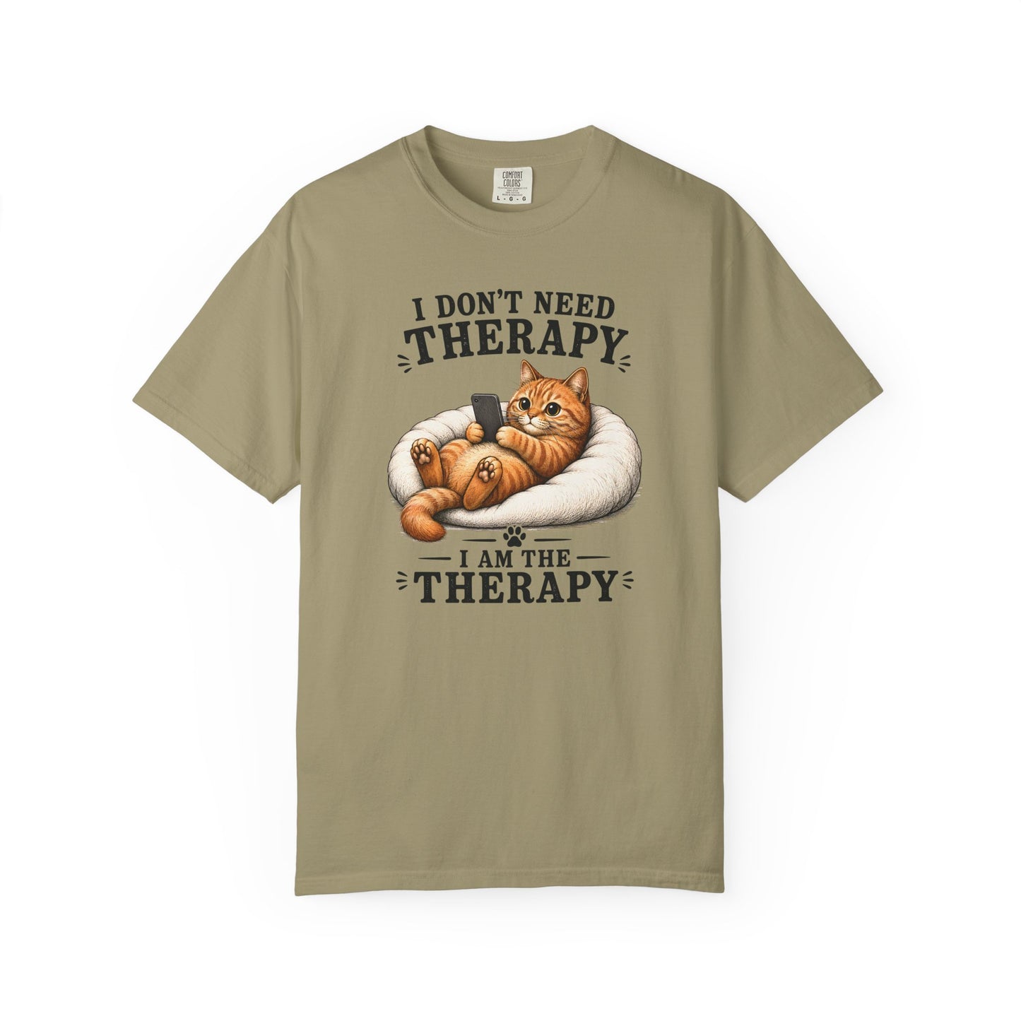 Therapy Orange Cat T-Shirt