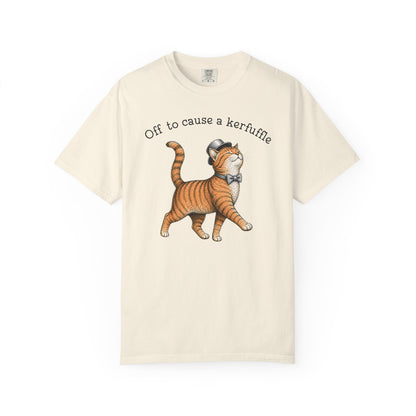 Off to cause a kerfuffle Cat T-Shirt