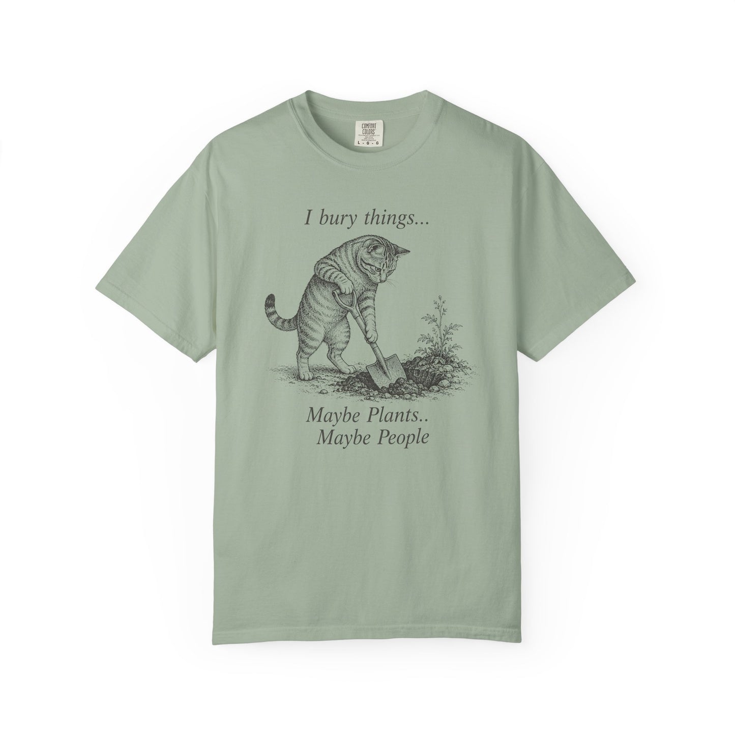 I Bury Things Cat T-Shirt