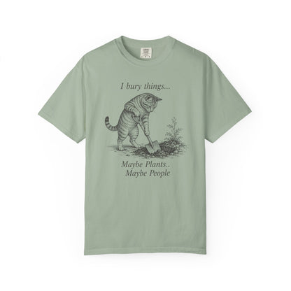 I Bury Things Cat T-Shirt