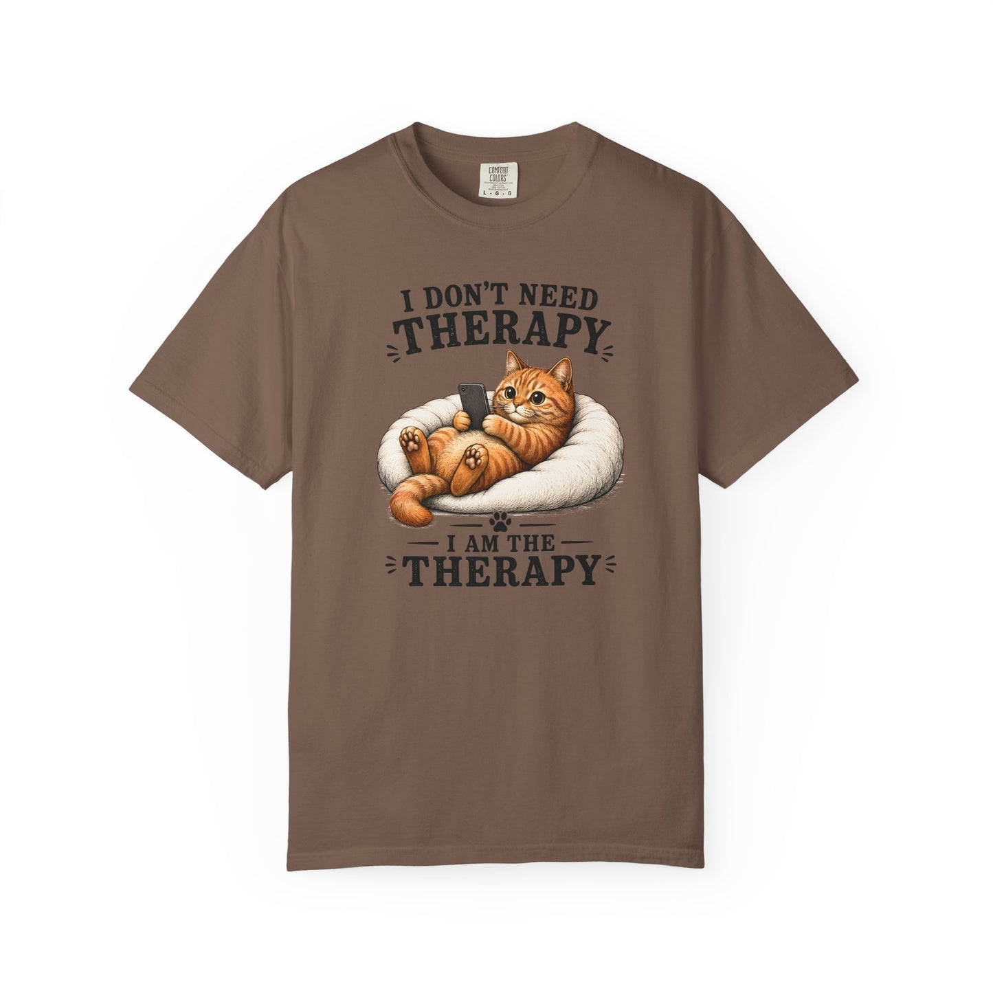 Therapy Orange Cat T-Shirt