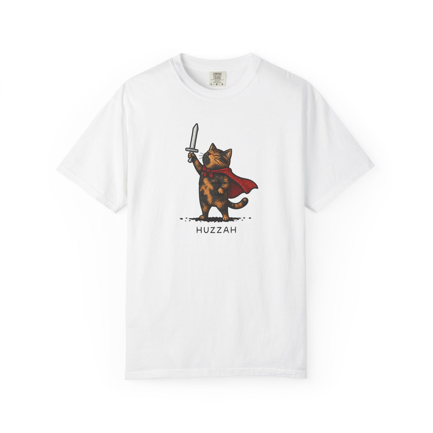 Huzzah Tortie Cat T-Shirt