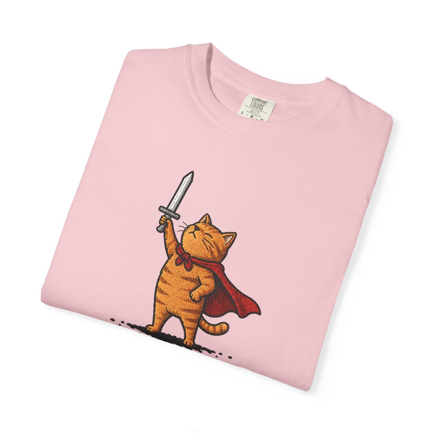 Huzzah Orange Cat T-Shirt