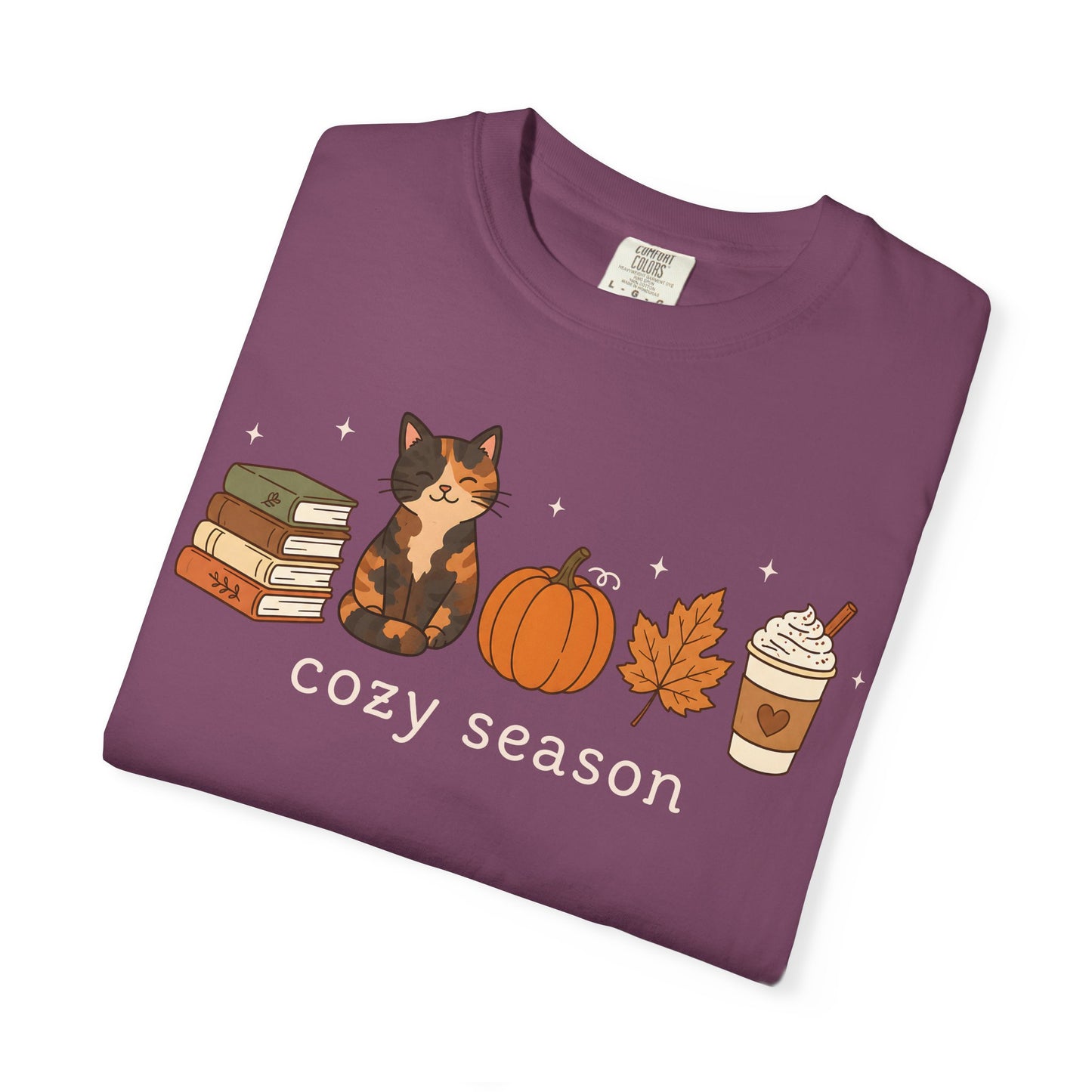 Cozy Season Tortie Cat T-Shirt