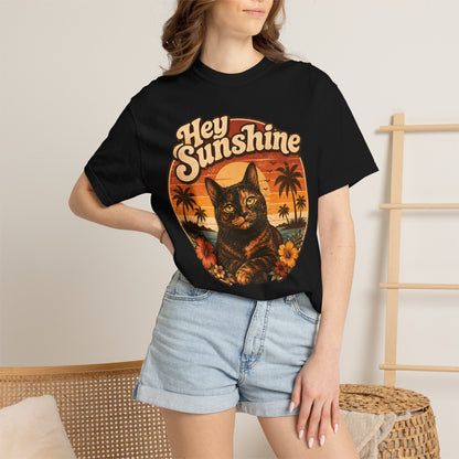 Hey Sunshine Tortie Cat T-Shirt