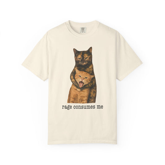 Rage Consumes Me Tortie Cat T-Shirt
