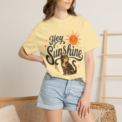 Hey Sunshine Tortie Cat T-Shirt