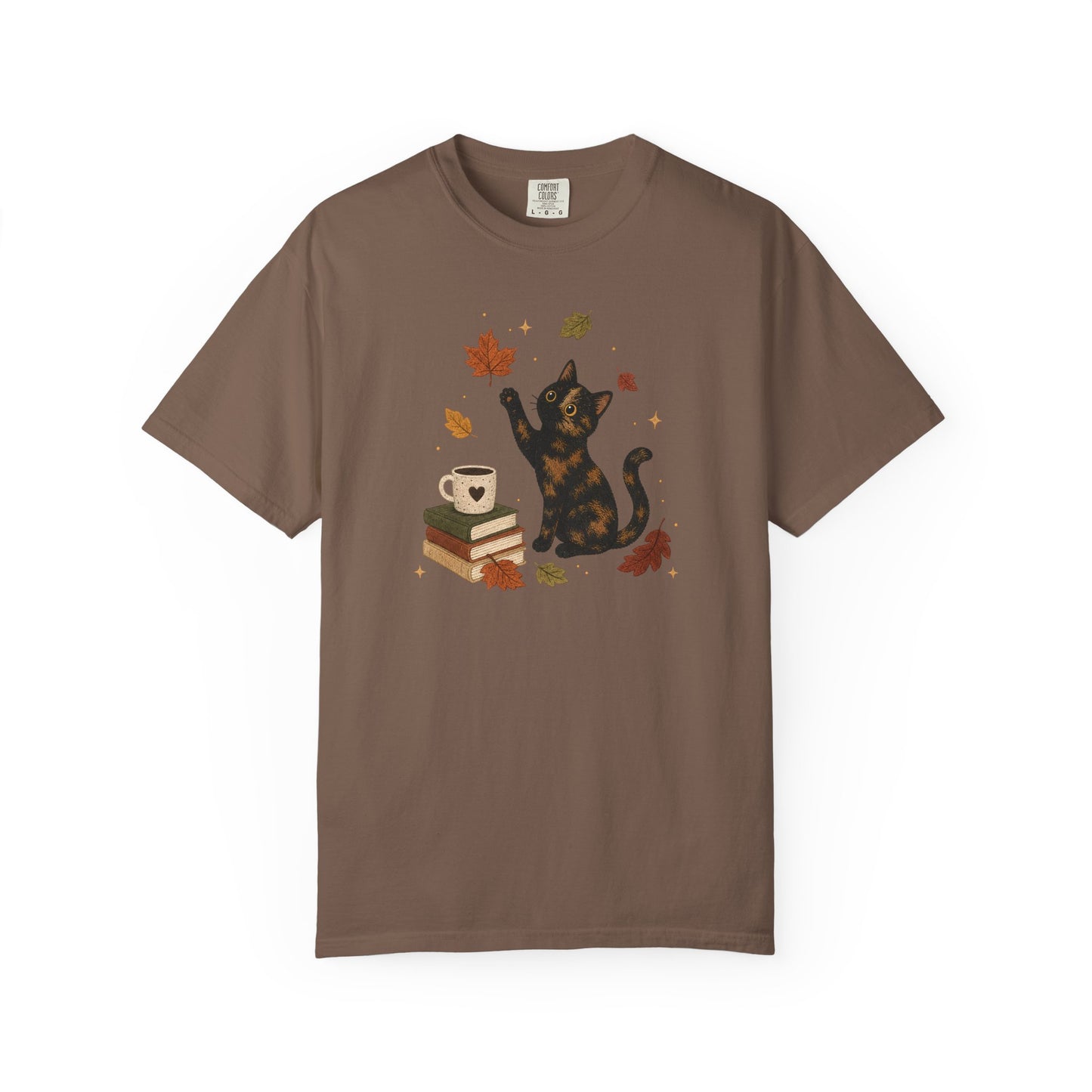 Cozy Fall Tortie Cat T-Shirt