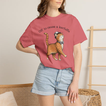 Off to cause a kerfuffle Cat T-Shirt