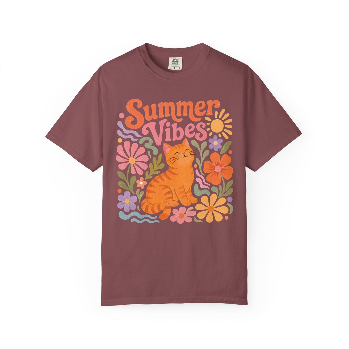 Summer Vibes Cat T-Shirt