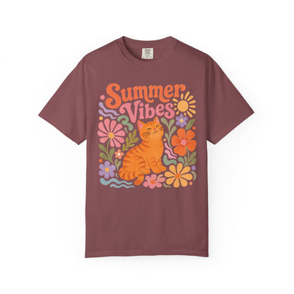 Summer Vibes Cat T-Shirt