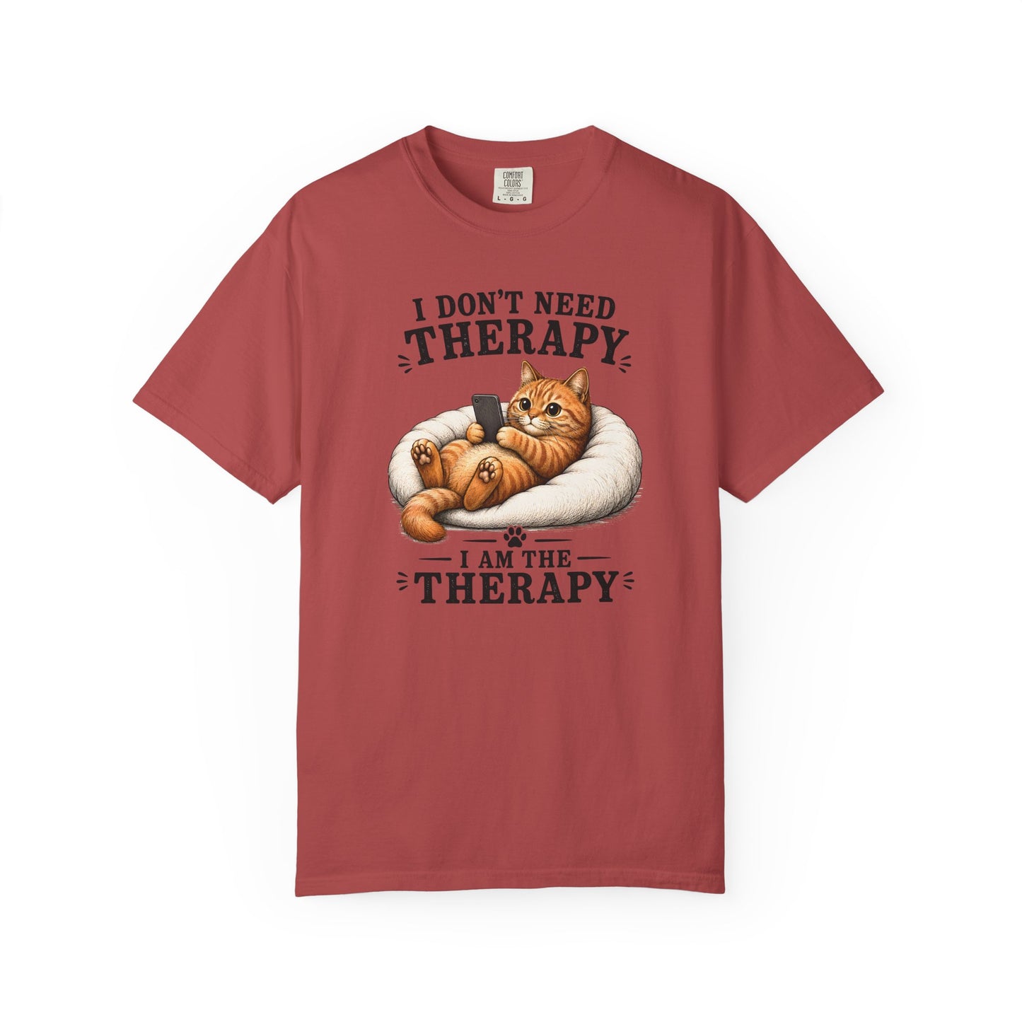 Therapy Orange Cat T-Shirt