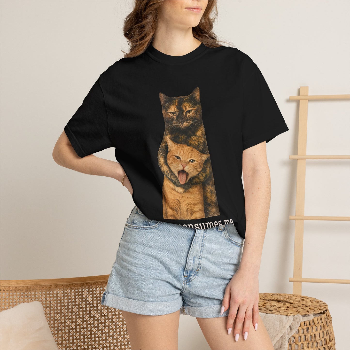 Rage Consumes Me Tortie Cat T-Shirt