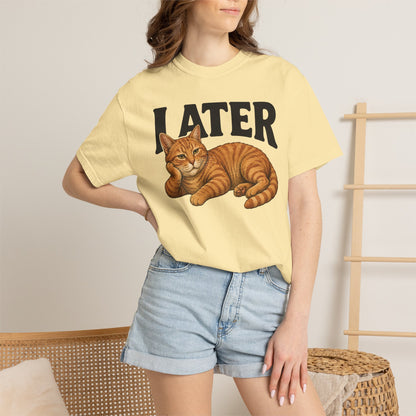 Later Orange Cat T-Shirt