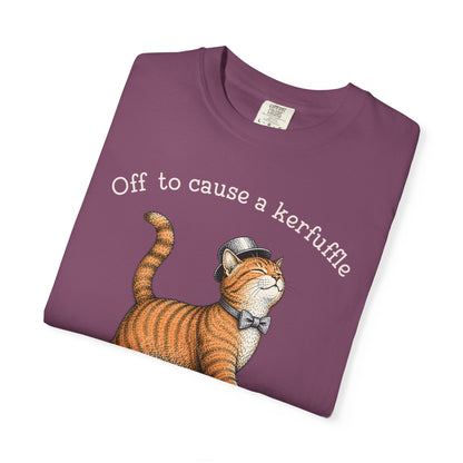 Off to cause a kerfuffle Cat T-Shirt