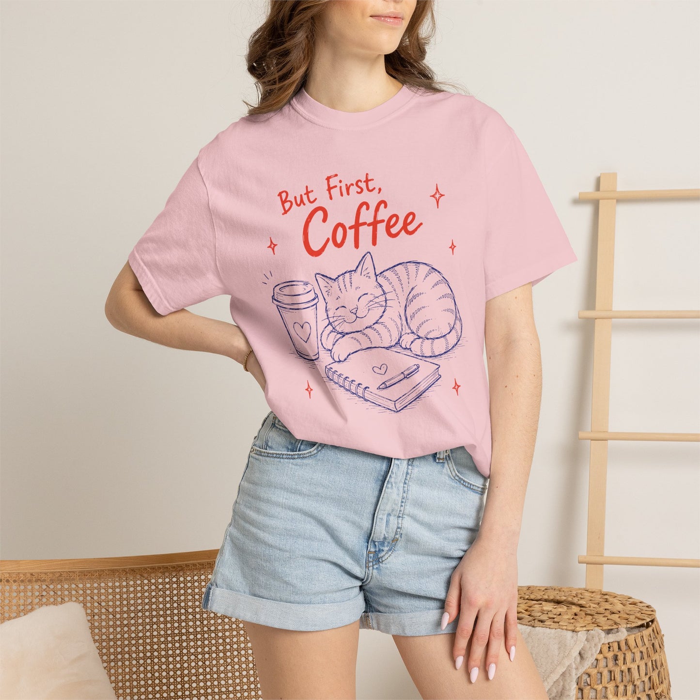 But First Coffee Cat T-Shirt